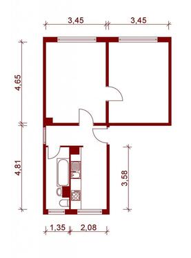Foto - Etagenwohnung in Stendal zur Miete