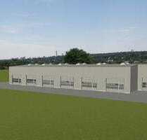 Industriehalle im Bau. Fertigstellung Anfang 2027 - Kleinmachnow