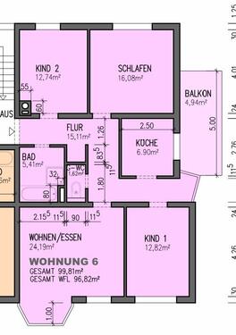 Foto - 4ZKB in Ottweiler zentral zu vermieten.