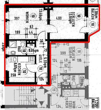 Foto - 2 Zimmer Dachgeschoßwohnung zum Kaufen in Delmenhorst