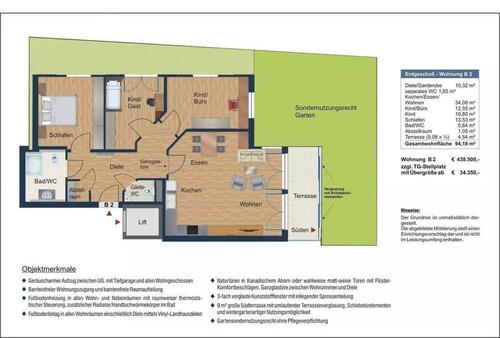 Foto - 4 Zimmer Terrassenwohnung in Weiler-Simmerberg