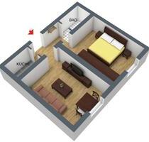 MODERNE ZWEIRAUMWOHNUNG - 337,00&nbsp;EUR Kaltmiete, ca.&nbsp; 39,95&nbsp;m&sup2; in Havelberg (PLZ: 39539)