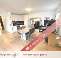 Komfortables Wohnen in Trier-Tarforst – moderne Wohnung mit Einbauküche, Tiefgaragenstelplatz und Balkon.