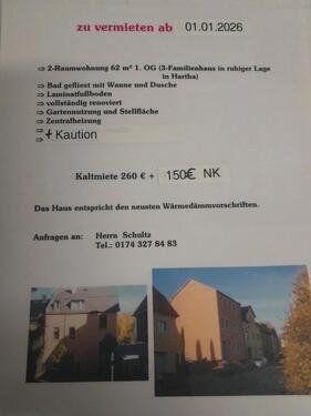 Foto - Schöne ruhige Lage im Zentrum von Hartha zu Vermieten