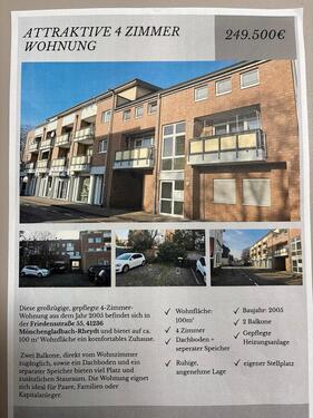 Foto - 4 Zimmer Maisonettenwohnung zum Kaufen in Mönchengladbach