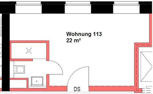Foto - 1 Zimmer Etagenwohnung zur Miete in Bocholt