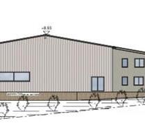 Eisen Lagerhalle Industrie Träger Lager Überdachung 1000qm 6m - Kleinkahl