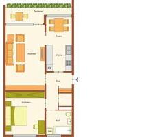 Helle gepflegte 2,5-Zimmer-Wohnung mit Balkon - Hamm Bockum