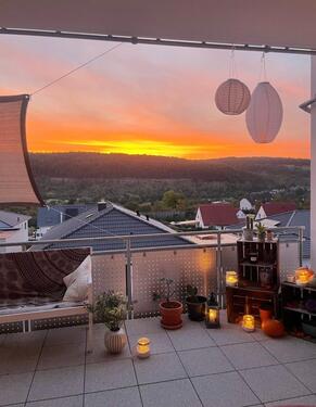 Foto - 2-Zim.EG-Whg. mit 28m² Panorama-Terrasse & Taubertalblick