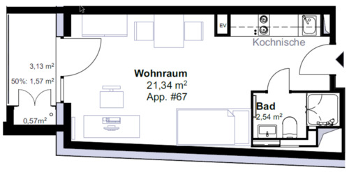 Foto - Erdgeschoßwohnung in Mainz zur Miete