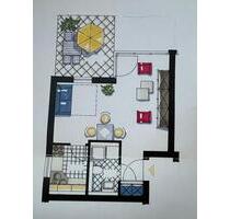 Grosszügiges 1-Zimmer Appartement, Würzburg Altstadt - Neusitz