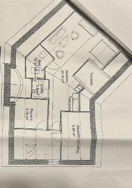 Foto - 2-Zimmer-Dachgeschosswohnung – ab 01.03.2026 zu vermieten