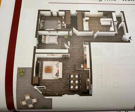 Foto - 3 Zimmer Etagenwohnung zur Miete in Rottenburg an der Laaber