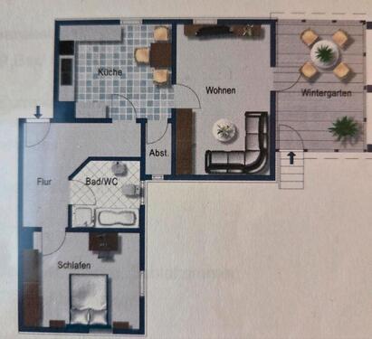 Foto - 2 Zimmer Etagenwohnung zur Miete in Bad Berleburg