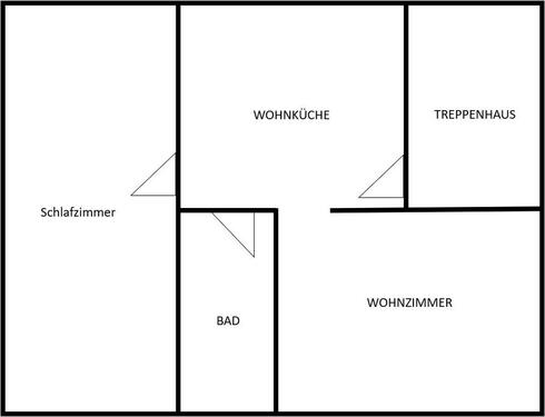 Foto - 2,5 Zi Dachgeschosswohnung - 700,00&nbsp;EUR Kaltmiete, ca.&nbsp; 60,00&nbsp;m&sup2;