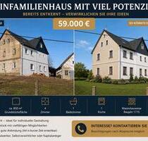 Einfamilienhaus mit 850 m² Grundstück in Meerane
