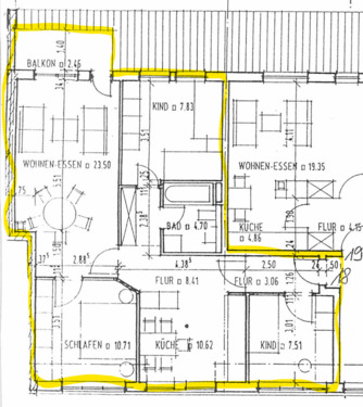 Foto - 4 Zimmer Dachgeschoßwohnung zur Miete in Glückstadt
