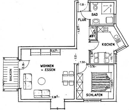 Foto - Etagenwohnung zur Miete in Bad Kreuznach