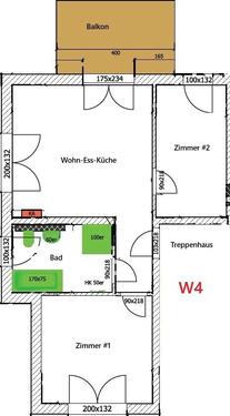 Foto - 63qm OG Neubau Mietwohnung Collenberg hohe Energieeffiz 3,5 Z.