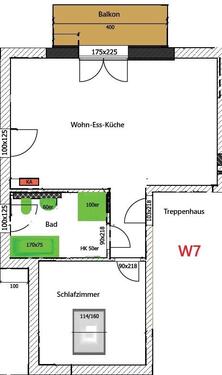 Foto - 3 Zimmer Etagenwohnung in Collenberg