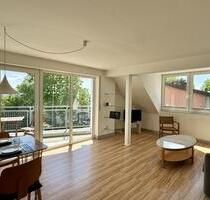 *Vollmöbliert*All-Inclusive* 2 Zimmer Maisonette mit Fernblick - Wiesbaden Mainz-Amöneburg