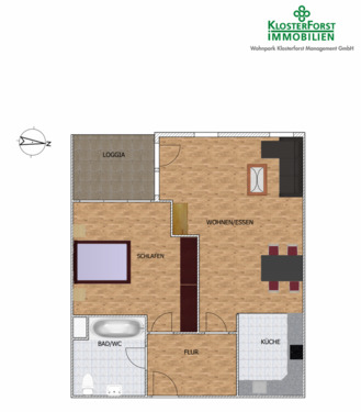 Foto - 2 Zimmer Etagenwohnung zur Miete in Glückstadt