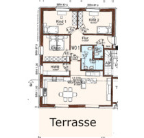 Neubau-Wohntraum im Grünen! Schöne EG-Wohnung m. Einbauküche, Carport u. Garten! - Bösel