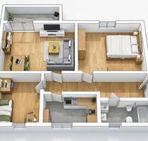 3 Zimmer Wohnung neu renoviert mit Einbauküche - Cadolzburg