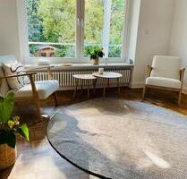 Praxisraum mit Gartenblick für Psychotherapie im Generalsviertel - Hamburg Eppendorf