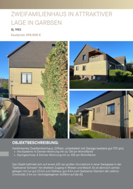 Foto - Von privat: Zweifamilienhaus in Alt-Garbsen