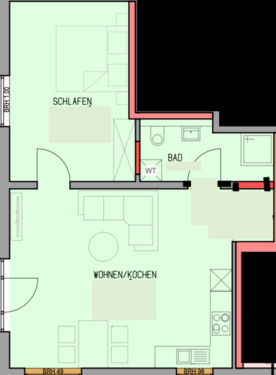 Foto - Frisch renovierte 2-Zimmer-Wohnung mit Stellplatz & Garten