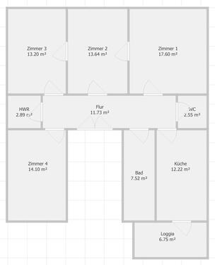 Foto - Etagenwohnung zur Miete in Waldheim
