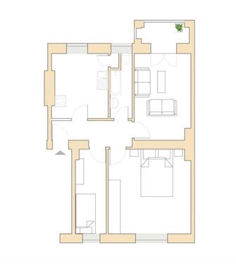 Foto - Möblierte 3 Zimmerwohnung in Neukölln