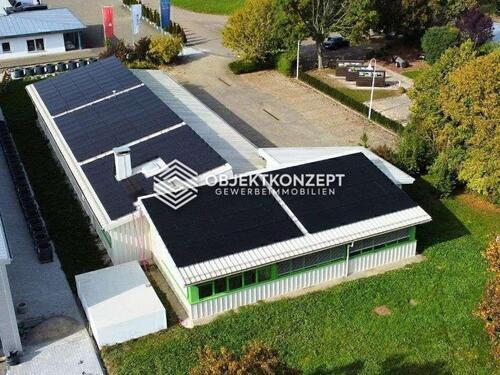 Foto - Ihr neuer Unternehmensstandort: 600 m² Halle mit Büro, Lager, PV-Anlage und Rolltor