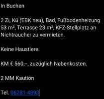 2 Zimmer Wohnung 53m² zu vermieten; 560€ kalt - Buchen (Odenwald)
