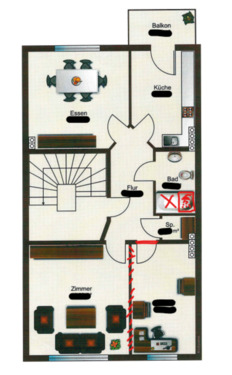 Foto - 2-Zimmer-Wohnung zu vermieten (I.OG)