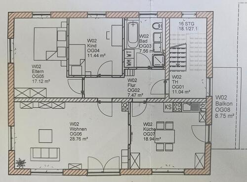 Foto - 3 Zimmer Etagenwohnung zur Miete in Ergoldsbach
