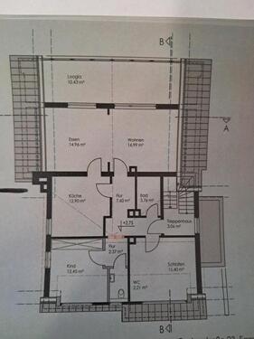 Foto - 3 Zimmer- DG- Wohnung mit großem Balkon in Warstein OT Belecke zu vermieten