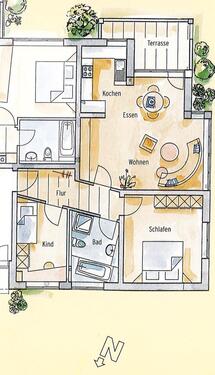 Foto - 3-Zimmer-Wohnung in zentraler Lage von Langenau zu vermieten