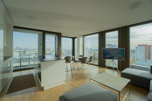 Foto - Exklusiv möblierte 3-Zimmer-Designwohnung im Grandaire mit Balkon und Weitblick