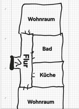 Foto - Zentrale Wohnung in Marl - 350,00&nbsp;EUR Kaltmiete, ca.&nbsp; 65,00&nbsp;m&sup2;