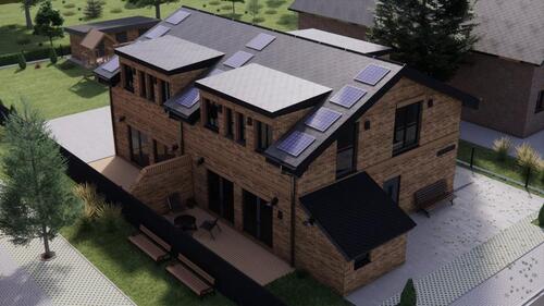 Foto - Moderne Neubau-Doppelhaushälfte zur Miete in Büdelsdorf