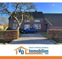 Sanierte Erdgeschosswohnung mit Einbauküche und Terrasse in iydllischer Lage von Zwischenbergen - Wiesmoor