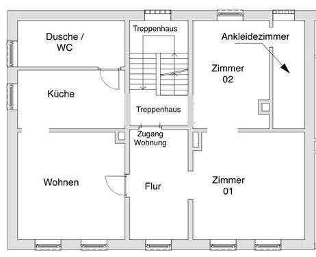 Foto - Hohenhameln Ortskern 3 Zimmerwohnung