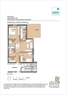 Foto - Etagenwohnung in Darmstadt zur Miete