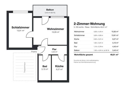 Foto - Helle 2 Zimmer-Wohnung zu vermieten - Fotos folgen noch