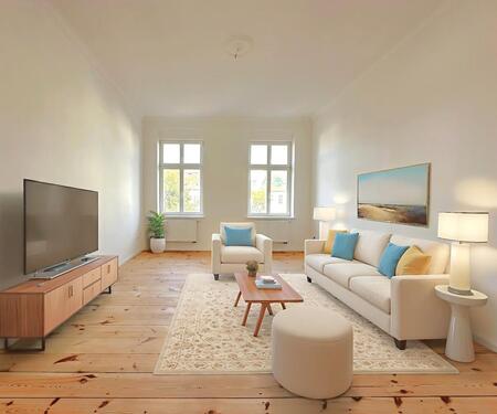 Foto - Erstbezug: kernsanierte 3-Zimmer-Wohnung mit Altbaucharme