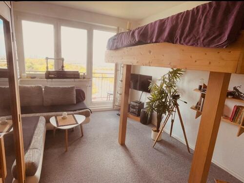 Foto - Apartment, Einraumwohnung in Erfurt mit Panoramablick.