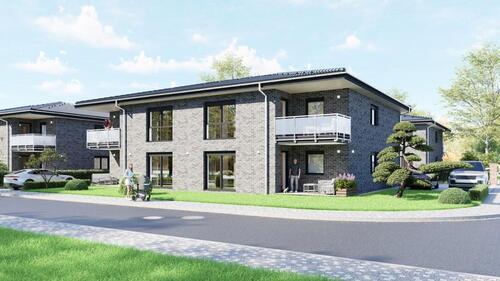 Foto - Neubau OG-Wohnung mit Balkon links 