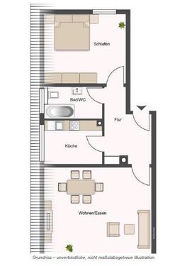 Foto - 2 Zimmer Dachgeschoßwohnung in Stuttgart